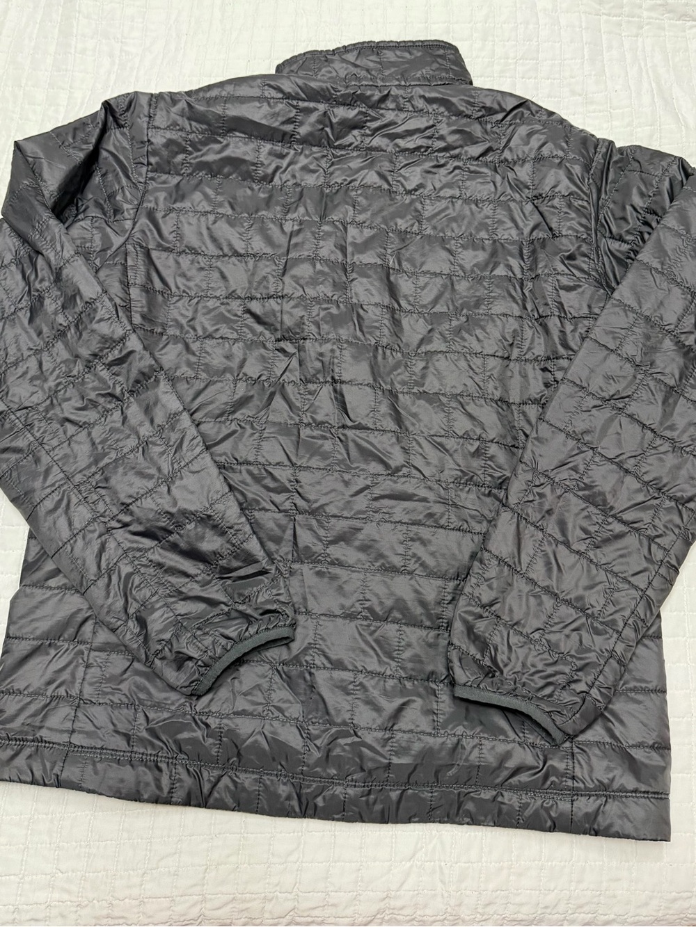Patagonia Men’s Large Nano Puff Full Zip Jacket Gray - Picture 2 of 12